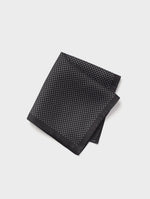 Black Pin Dot Pocket Square - The Black Tux