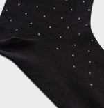 Black Pindot Dress Sock - The Black Tux