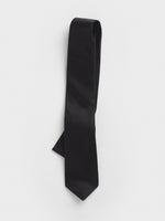 Black Silk Necktie - The Black Tux