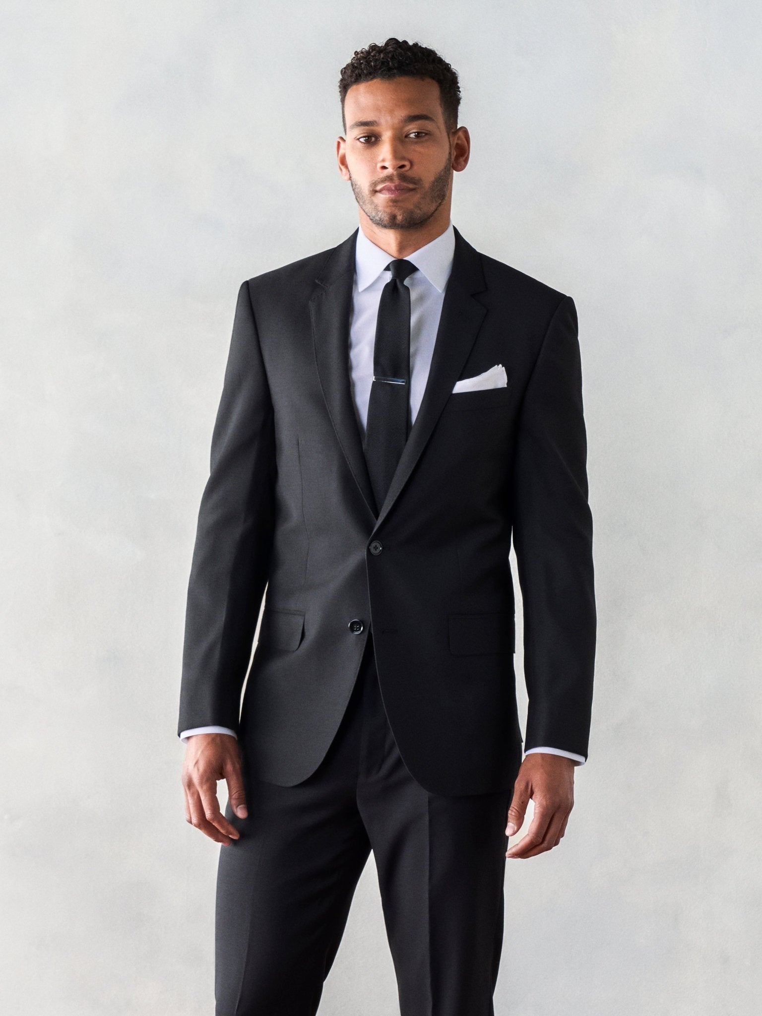 Black Suit Jacket Home Try - On - The Black Tux