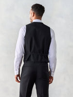 Black Suit Vest Home Try - On - The Black Tux