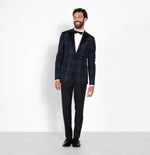 Black & Tartan Tuxedo - The Black Tux