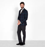 Black & Tartan Tuxedo - The Black Tux