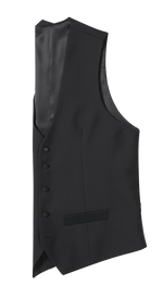 Black Tuxedo Vest Home Try - On - The Black Tux