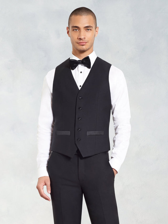 Black Palermo Tuxedo Vest main image 0