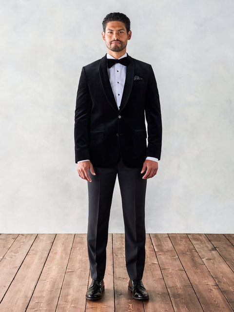 Black Velvet Jacket Tuxedo