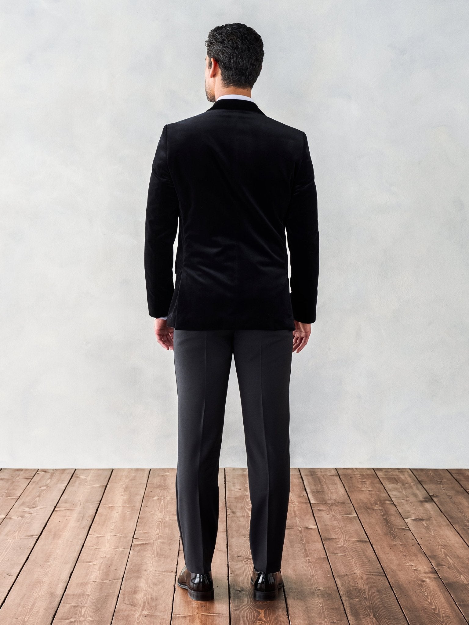 Black Velvet Tuxedo Jacket - The Black Tux