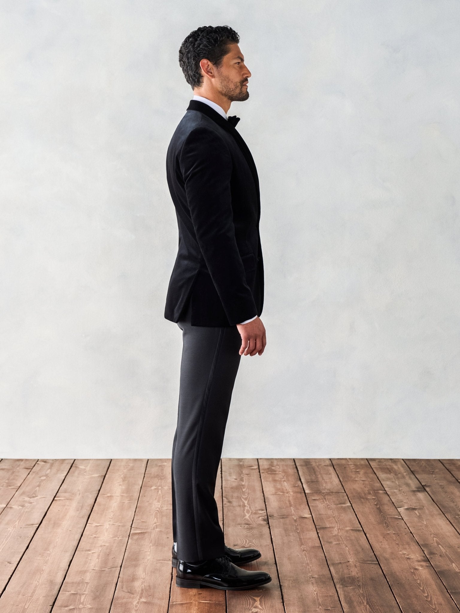 Black Velvet Tuxedo Jacket