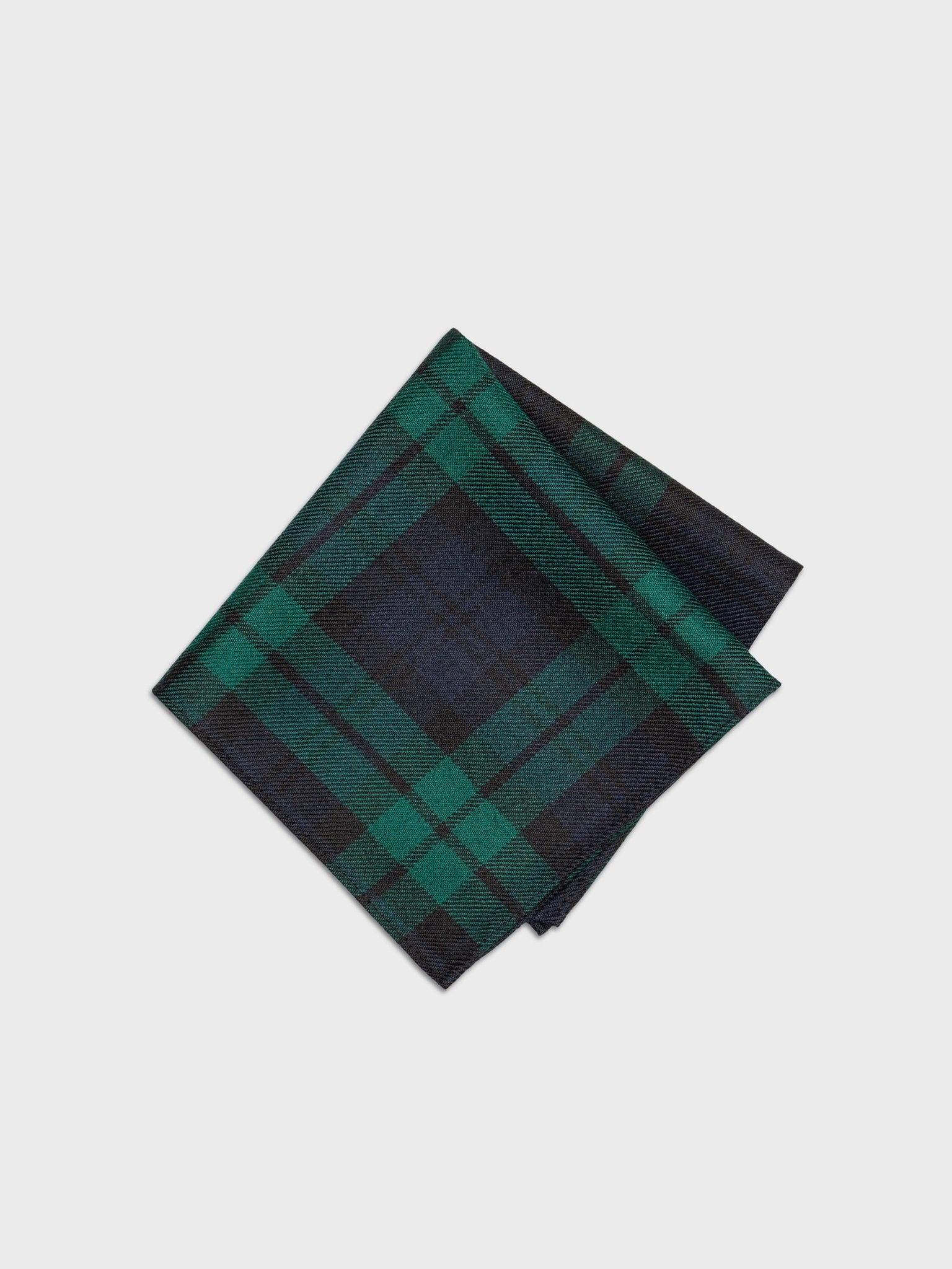 Black Watch Tartan Pocket Square - The Black Tux