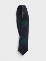 Black Watch Tartan Wool Necktie - The Black Tux