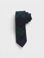 Black Watch Tartan Wool Necktie - The Black Tux