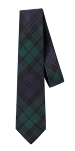 Black Watch Tartan Wool Necktie - The Black Tux