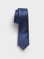 Blue Silk Necktie - The Black Tux