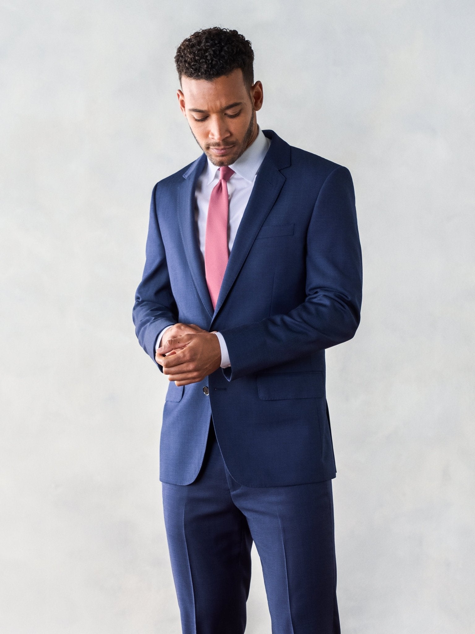 chinese dress ladies Blue Suit Swatch - Perfect for Groomsmen Attire