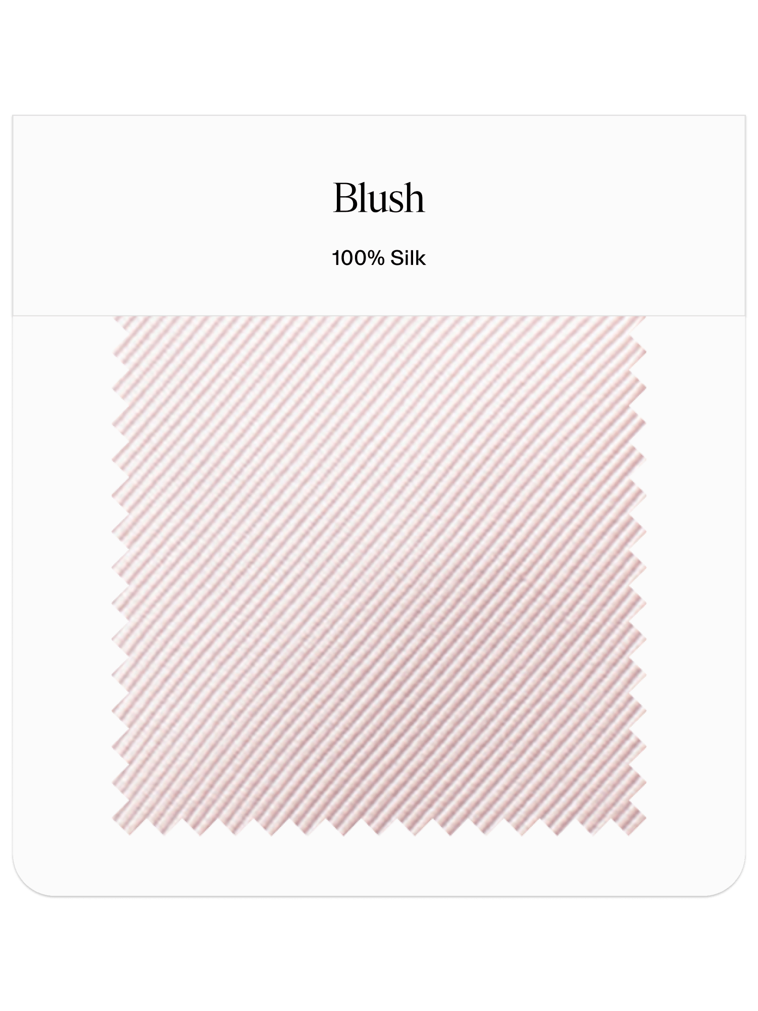 Blush Neckwear Swatch - The Black Tux