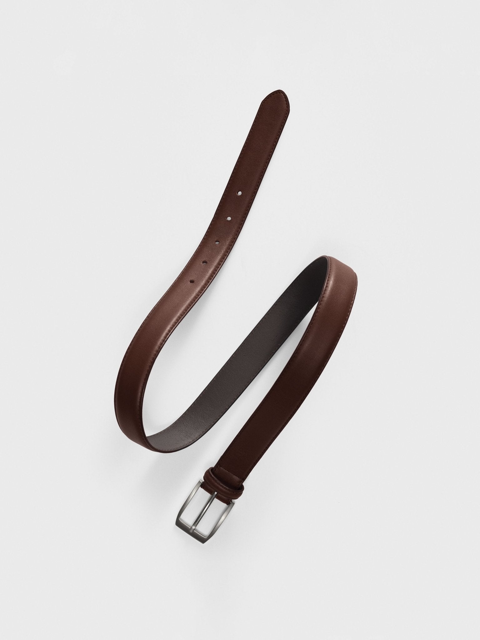 The Black Tux Belt In Brown | Size: 36