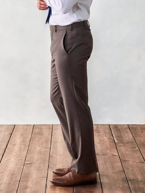 Brown Suit Pants