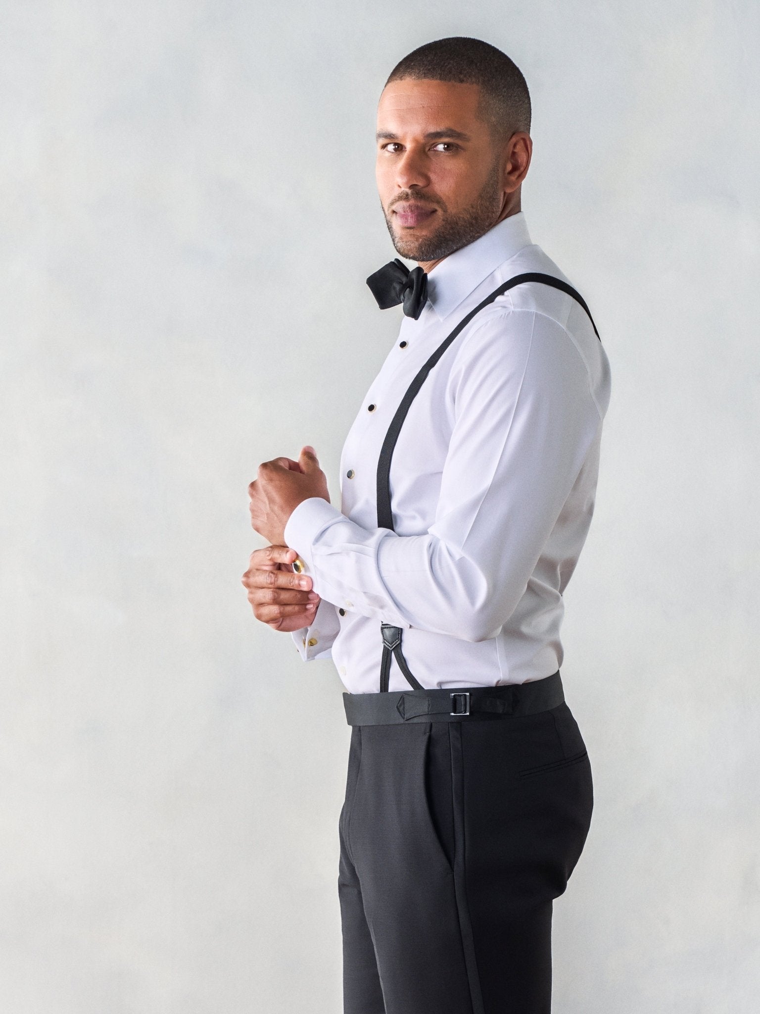 Button Suspenders - The Black Tux