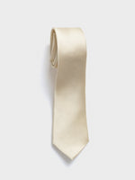 Champagne Silk Necktie - The Black Tux