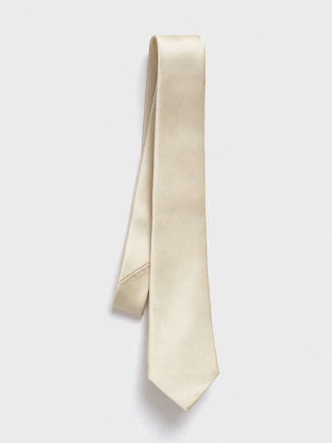 Champagne Silk Necktie