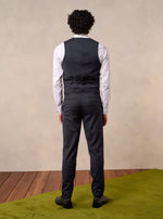 Charcoal Suit Vest Home Try - On - The Black Tux
