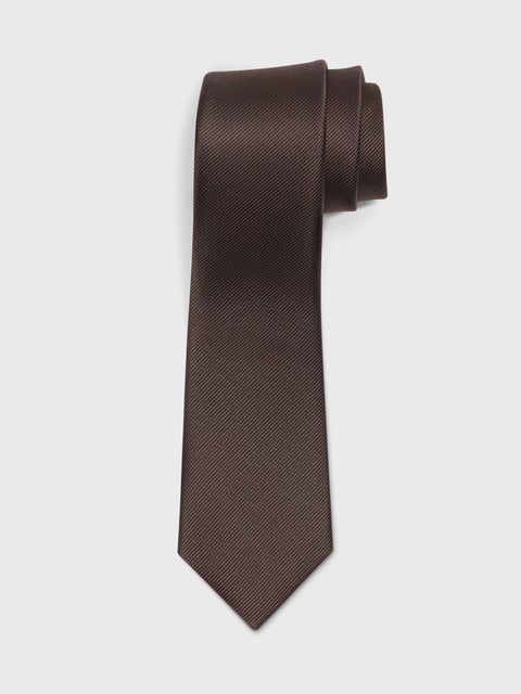 Chocolate Silk Necktie