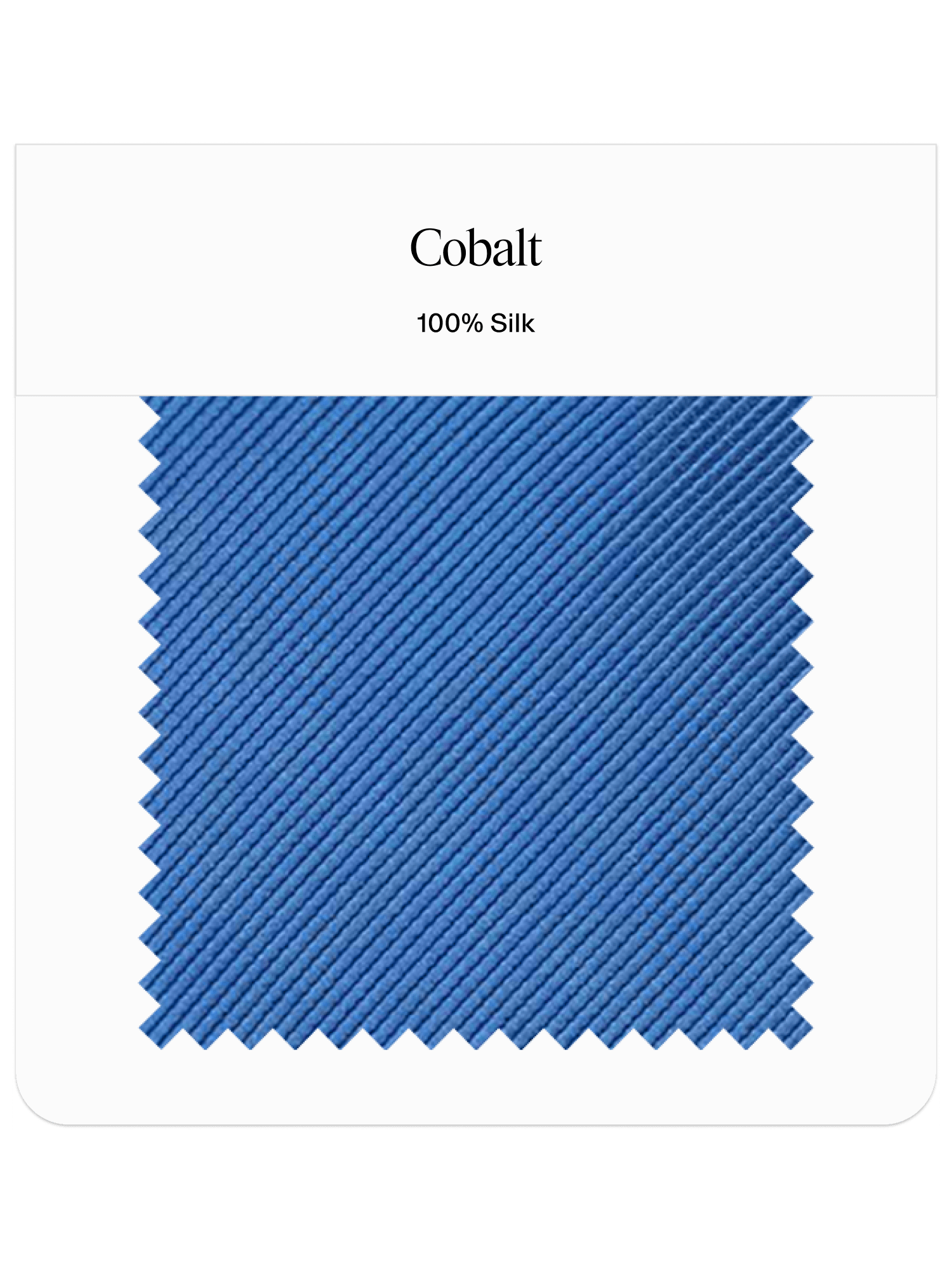 Cobalt Neckwear Swatch - The Black Tux