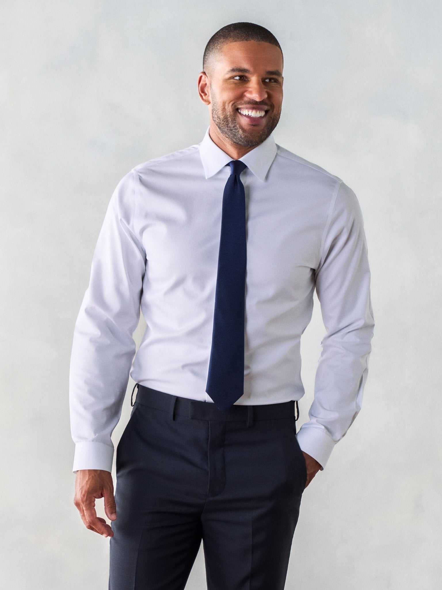 Slim Fit Cotton Dress Shirt