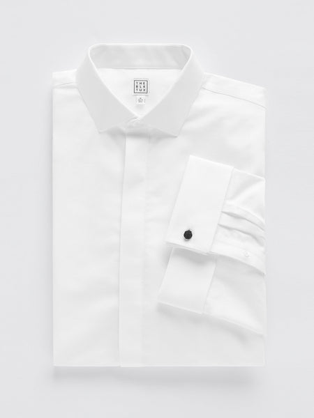flat front dress shirt Motive Short Sleeve Dress Shirt XXL / Navy