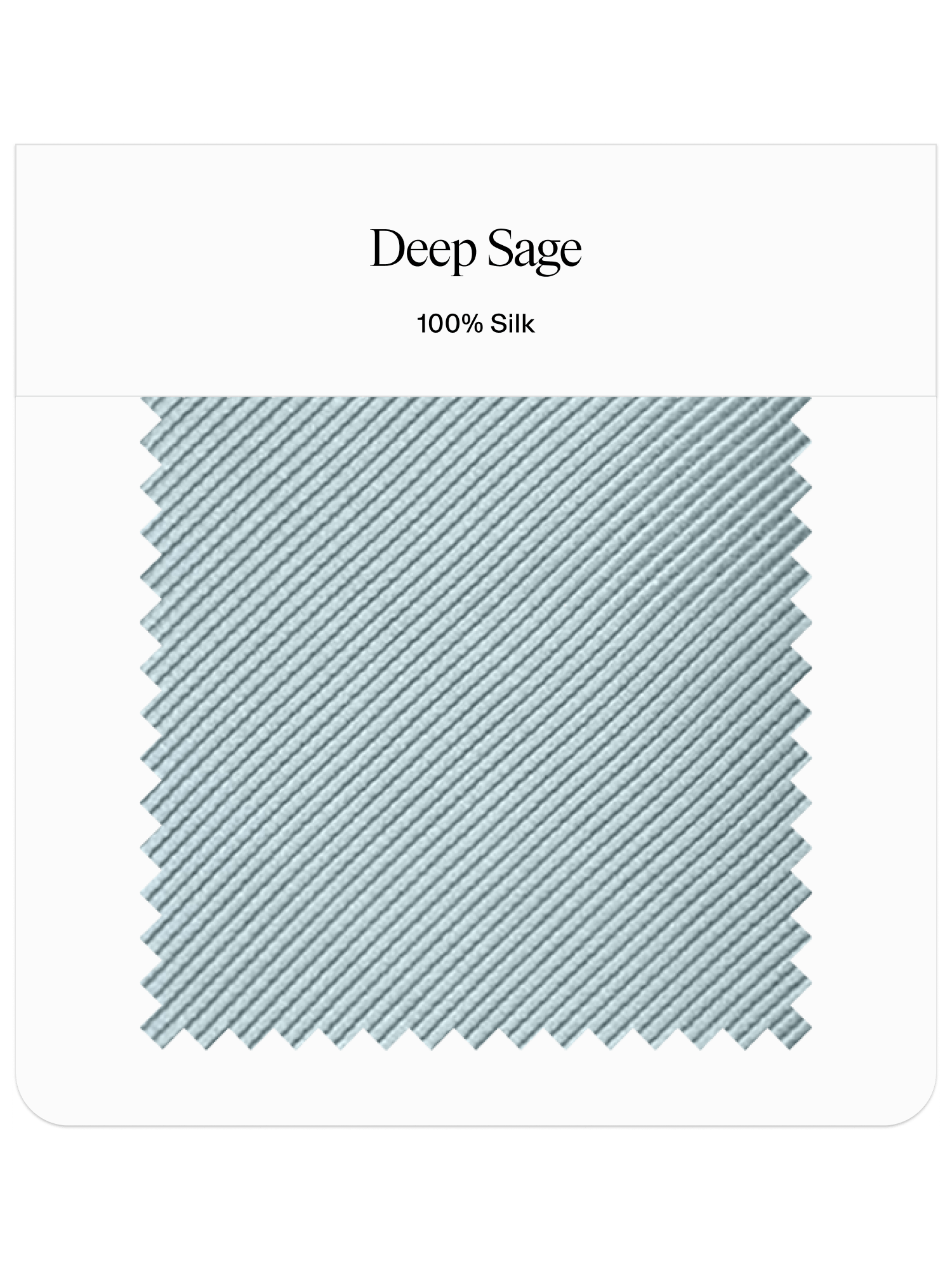 Deep Sage Neckwear Swatch - The Black Tux