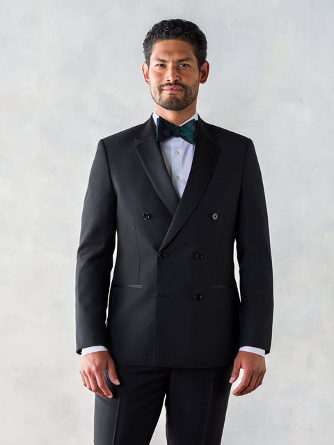 Double Breasted Tuxedo Home Try-On