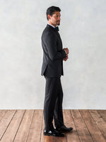 Double Breasted Tuxedo Jacket Home Try - On - The Black Tux