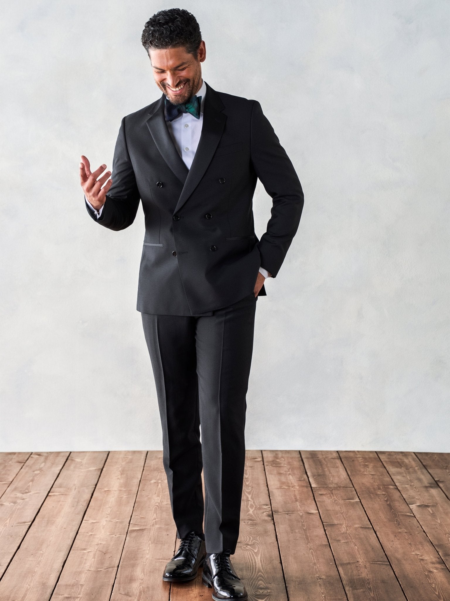 Double Breasted Tuxedo Pants - Classic - The Black Tux