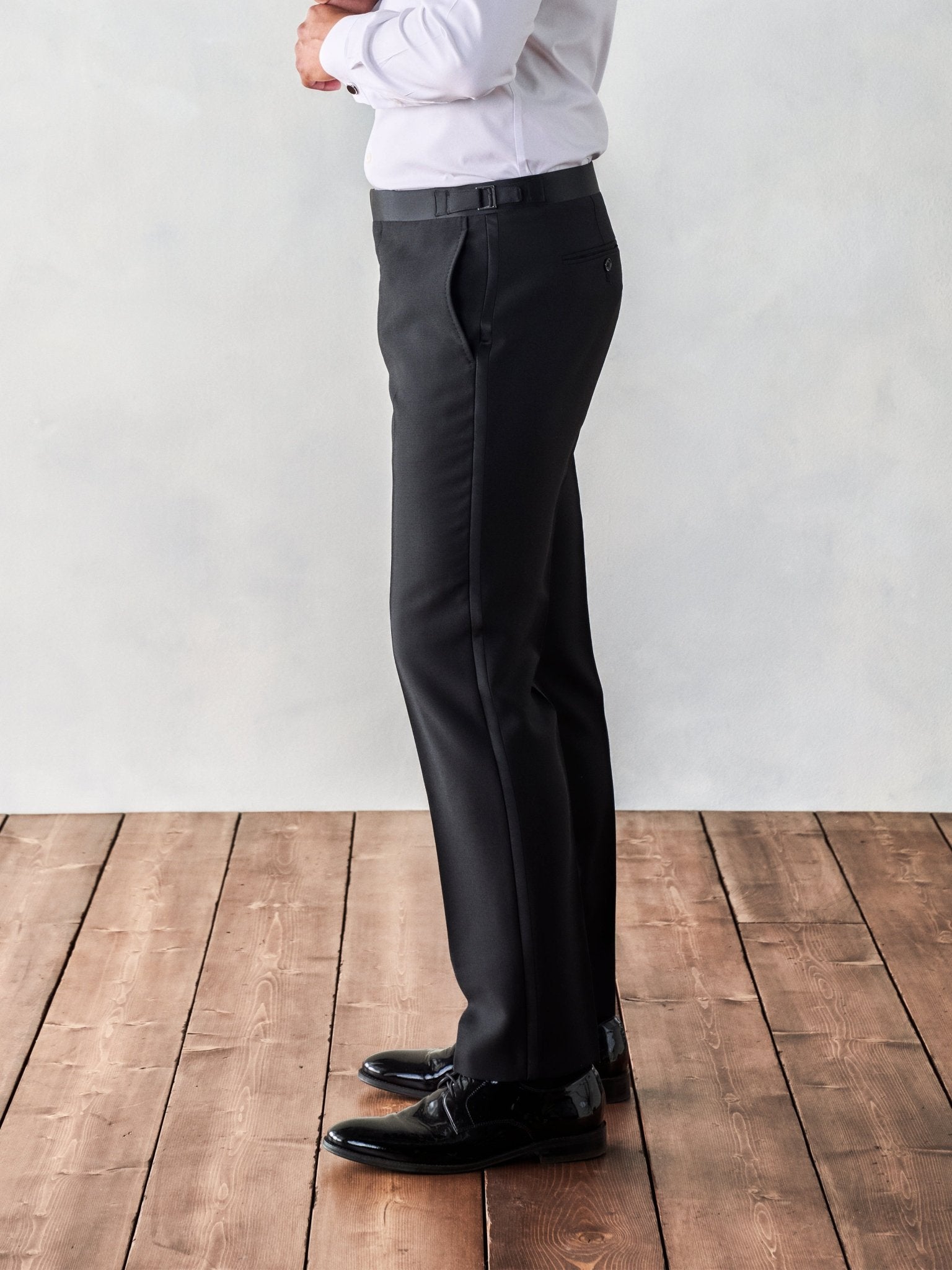 Double Breasted Tuxedo Pants - Classic - The Black Tux