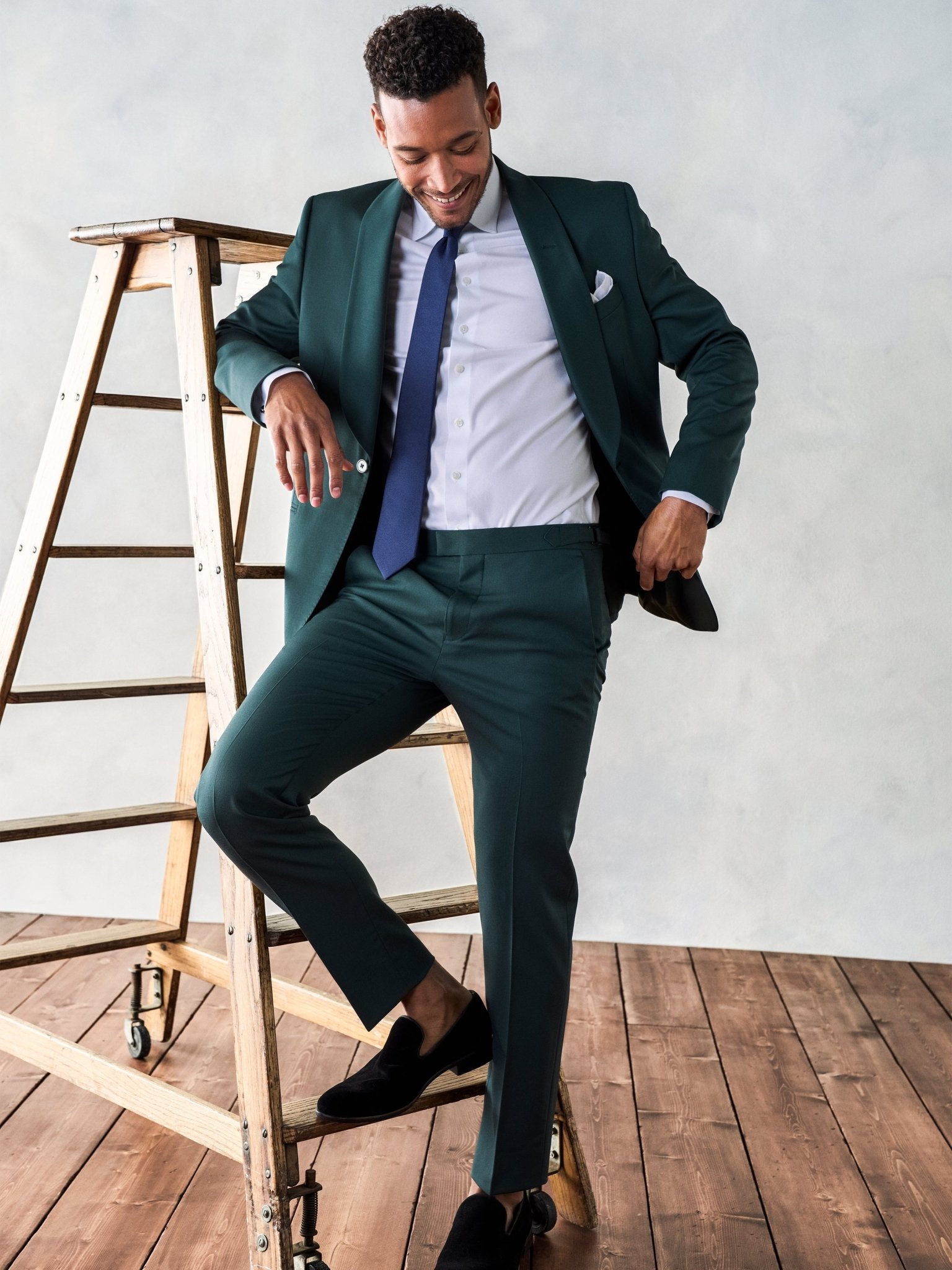 Emerald Tuxedo Pants - Classic - The Black Tux