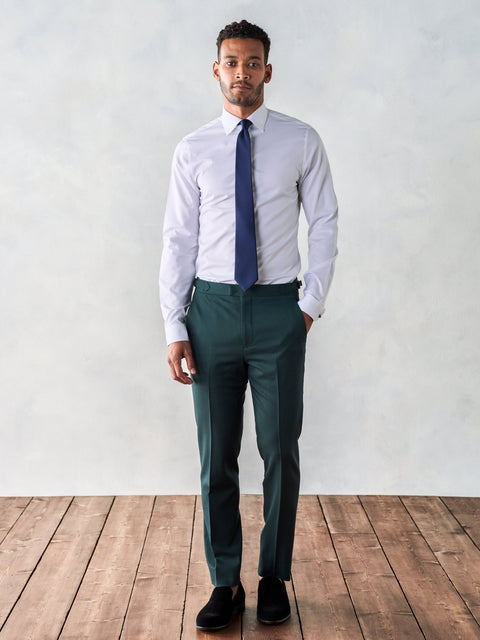 The Black Tux Emerald Tuxedo Pants-Classic In Green | Size: 40/30