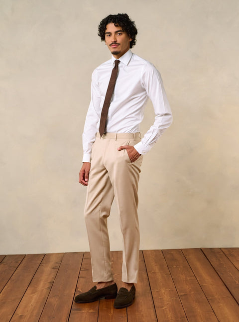 Essential Beige Suit Pants