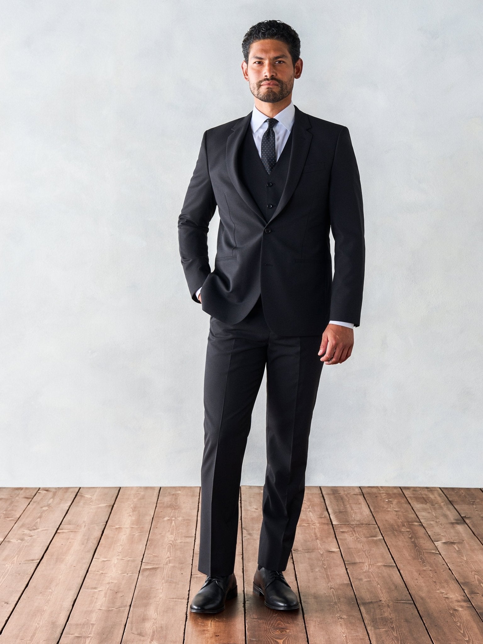 Essential Black Suit Vest