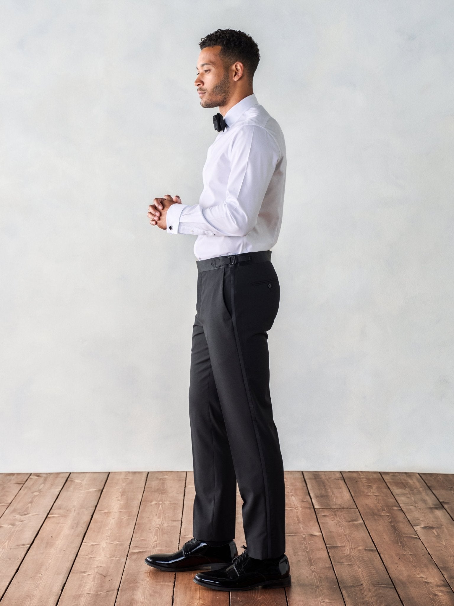 Essential Black Tuxedo Pants - Classic - The Black Tux