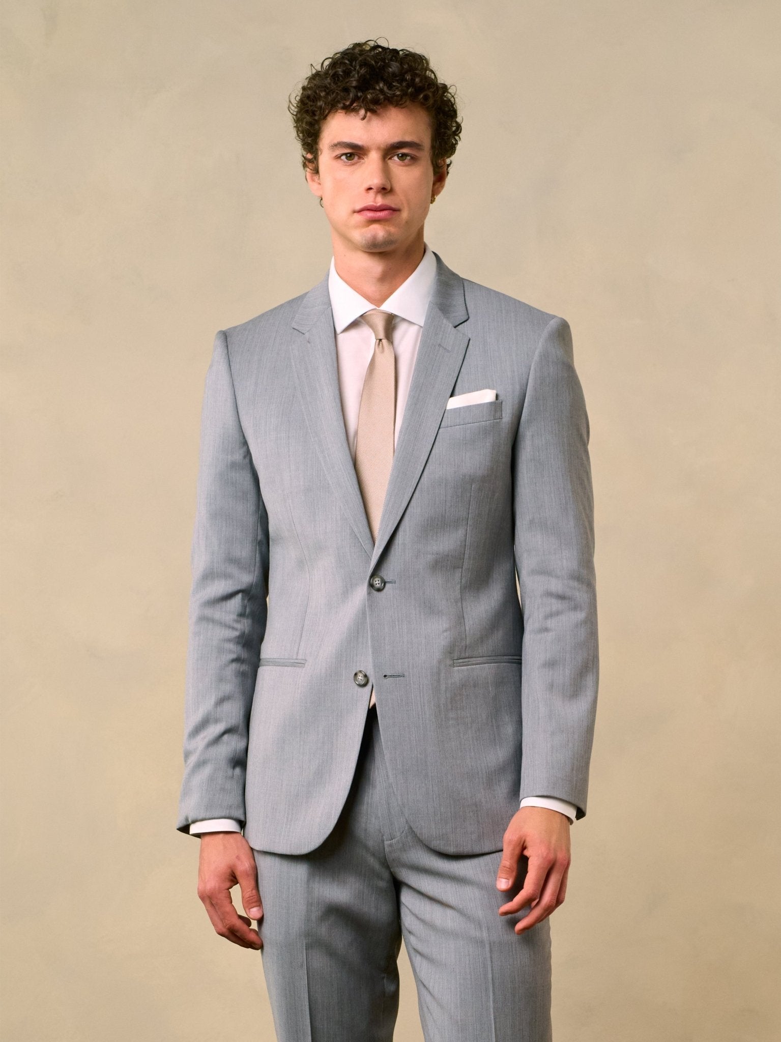 grey dress jacket The Black Tux Essential Sterling Suit In | Size: 40 LIP Savoy Medium Grey Suit Size:Choose Size Grey&Grizzled Bridesmaid Gown |