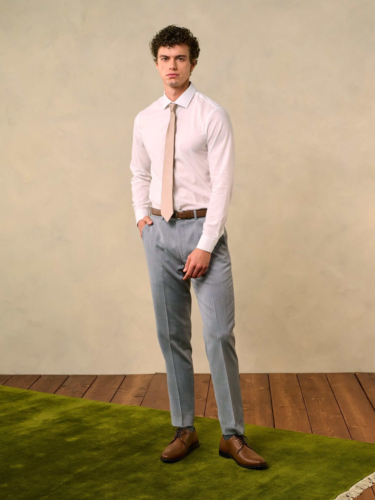 Essential Sterling Grey Suit Outfit - The Black Tux