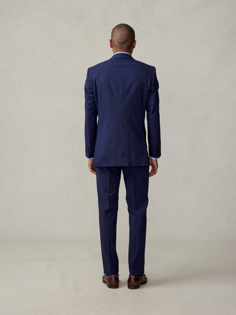 navy suit with black dress The Black Tux Light Suit Pants-Slim In Blue | Size: 32/32