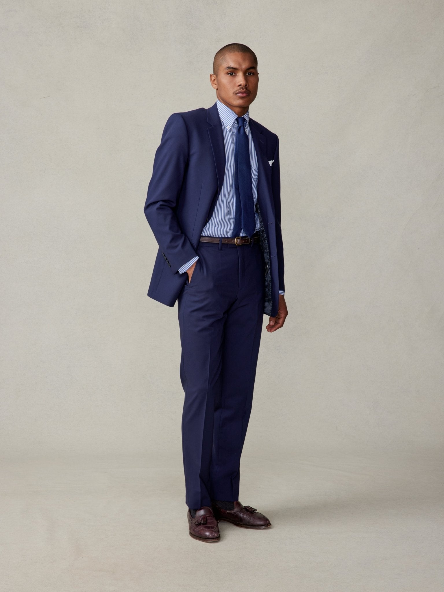 Essential True Navy Suit | The Black Tux
