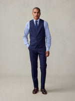Essential True Navy Suit Vest - The Black Tux