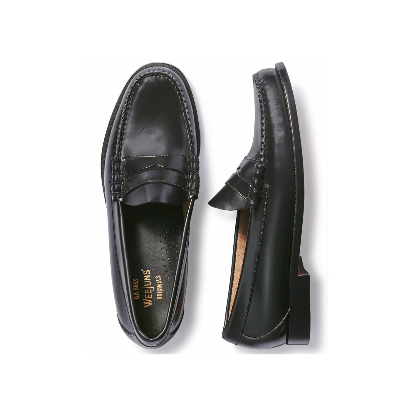 Wedding Shoes | Black Penny Loafers for Men | The Black Tux