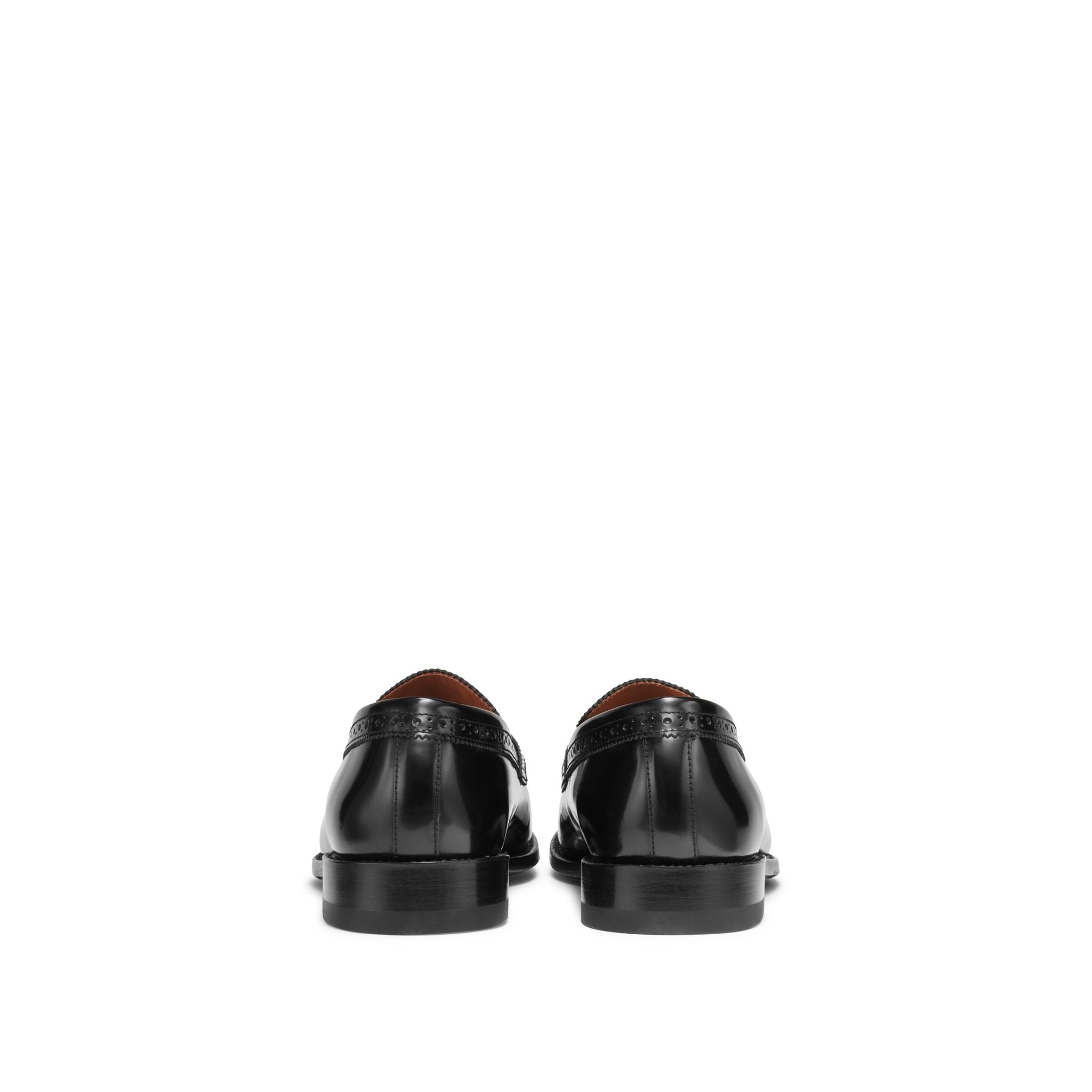 G.H.Bass Monogram Black Loafers - The Black Tux