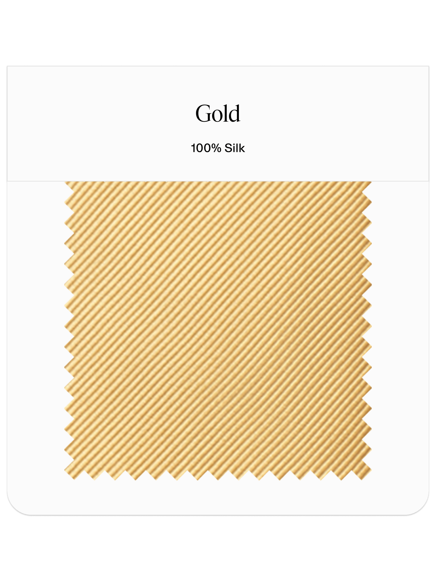 Gold Neckwear Swatch - The Black Tux