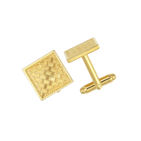 Gold Texture Cufflinks