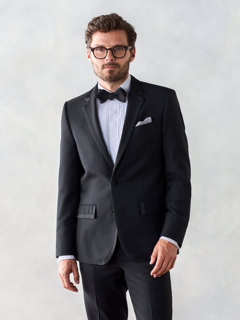 Grosgrain Bound Tuxedo Home Try-On