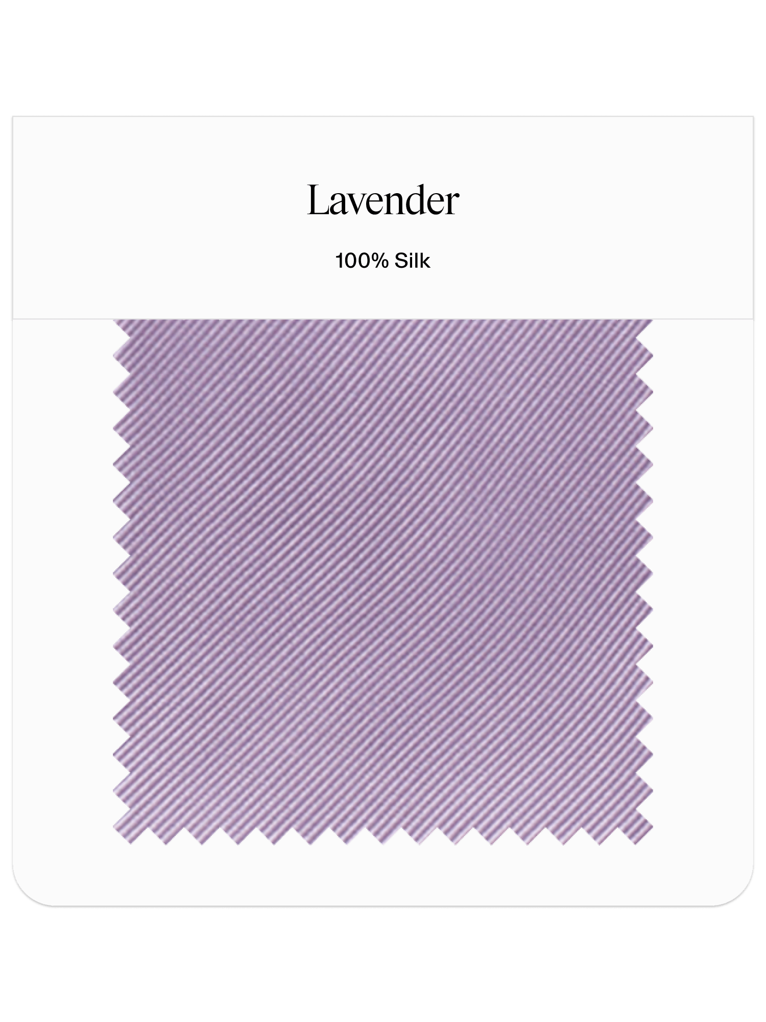 Lavender Neckwear Swatch - The Black Tux